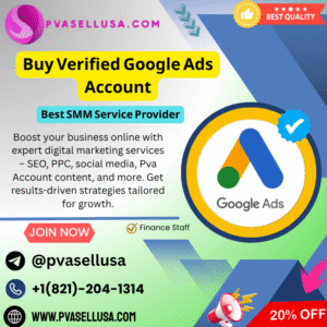 https://pvasellusa.com/ Buy Verified Google Ads Accounts