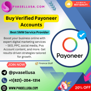 Buy Verified Payoneer Accounts