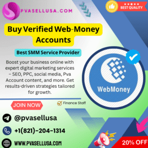 Buy Verified Webmony Accounts